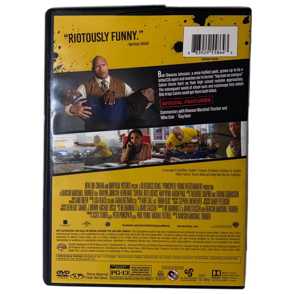 Central Intelligence DVD - Picture 2 of 4